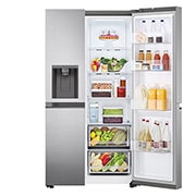 LG Ψυγείο Ντουλάπα Κάθετης Διάταξης (SxS) Total No Frost 179 x 91,3 cm, όψη βρύσης 2, GSLV51PZXE, thumbnail 8