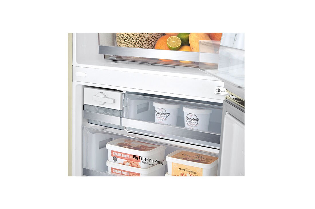 LG Ψυγειοκαταψύκτης Total No Frost 185 x 70,5 cm, freezer with food, GBB567SECMN, thumbnail 4