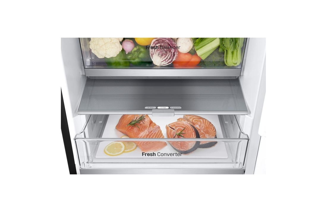 LG Ψυγειοκαταψύκτης Total No Frost 186 x 59,5 cm, Drawer Food, GBV7180CEV, thumbnail 3