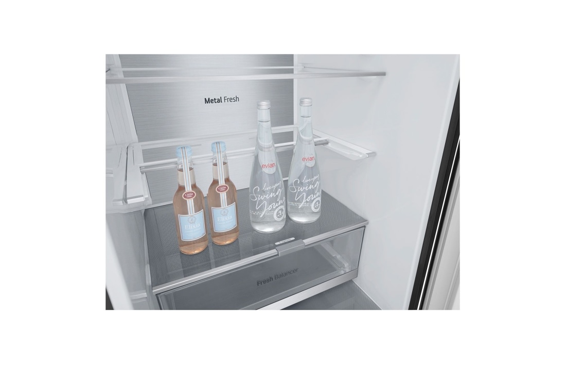 LG Ψυγειοκαταψύκτης Total No Frost 186 x 59,5 cm, BottomDrawer Fish Food, GBV7180CEV, thumbnail 6