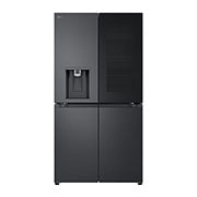LG Ψυγείο Ντουλάπα Οριζόντιας Διάταξης (Multi Door) Total No Frost με InstaView™ 179 x 91,4 cm , FRONT VIEW LIGHT OFF, GMG960EVEE, thumbnail 2