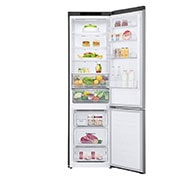 LG Ψυγειοκαταψύκτης Total No Frost 203 x 59,5 cm , Front door open with food view, GBP52PZNCN1, thumbnail 2