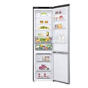 LG Ψυγειοκαταψύκτης Total No Frost 203 x 59,5 cm , front view all open food, GBP52PYNBN, thumbnail 2