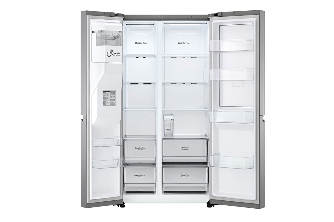 LG Ψυγείο Ντουλάπα Κάθετης Διάταξης (SxS) Total No Frost με Door in Door 179 x 91,3 cm , FrontDIDOpen, GSJV71PZTE, thumbnail 5