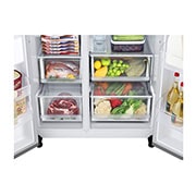 LG Ψυγείο Ντουλάπα Κάθετης Διάταξης (SxS) Total No Frost με Door in Door 179 x 91,3 cm , Drawer_Non-Moist, GSJV71PZTE, thumbnail 10