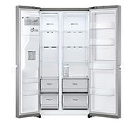 LG Ψυγείο Ντουλάπα Κάθετης Διάταξης (SxS) Total No Frost με Door in Door 179 x 91,3 cm , FrontDIDOpen, GSJV71PZTE, thumbnail 5