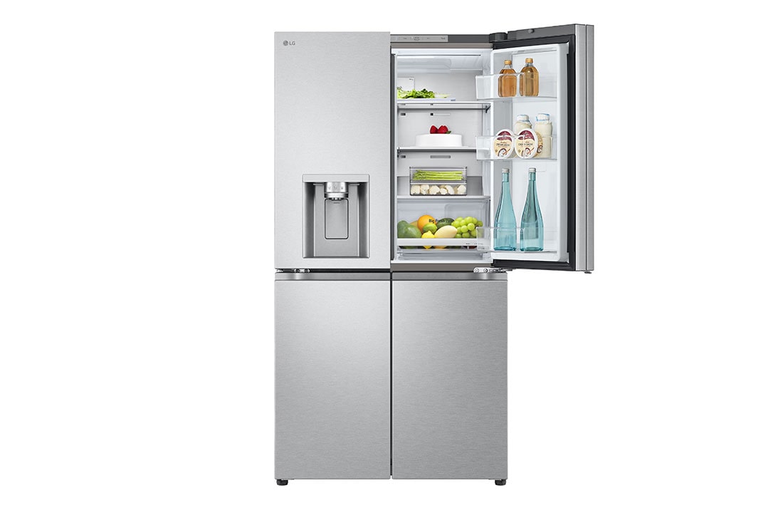 LG Ψυγείο Ντουλάπα Οριζόντιας Διάταξης (Multi Door) Total No Frost με Door in Door 179 x 91,4 cm , FrontTopRightOpen_Food, GMJ960MBJE, thumbnail 2