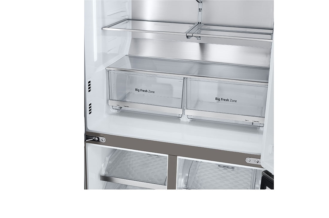 LG Ψυγείο Ντουλάπα Οριζόντιας Διάταξης (Multi Door) Total No Frost με Door in Door 179 x 91,4 cm , Micom, GMJ960MBJE, thumbnail 9