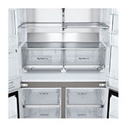 LG Ψυγείο Ντουλάπα Οριζόντιας Διάταξης (Multi Door) Total No Frost με Door in Door 179 x 91,4 cm , FrontRightOpen_Food, GMJ960MBJE, thumbnail 11