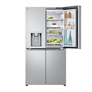 LG Ψυγείο Ντουλάπα Οριζόντιας Διάταξης (Multi Door) Total No Frost με Door in Door 179 x 91,4 cm , FrontTopRightOpen_Food, GMJ960MBJE, thumbnail 2