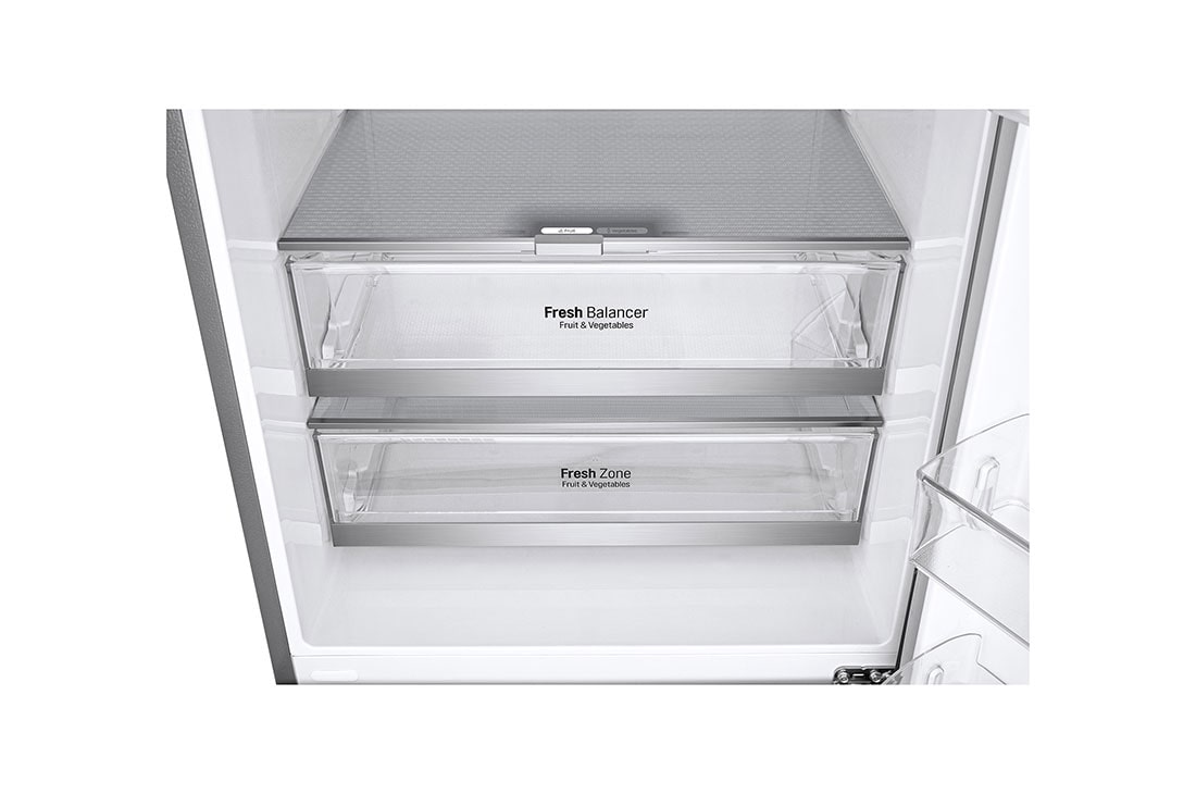 LG Ψυγειοκαταψύκτης Total No Frost 185 x 70,5 cm , Drawer without food , GBB569NSAGB, thumbnail 9