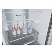 LG Ψυγειοκαταψύκτης Total No Frost 203 x 59,5 cm, top drawer with bottle, GBB92MBB3P, thumbnail 6