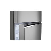 LG Ψυγείο Δίπορτο Total No Frost 168 x 55,5 cm, όψη λεπτομέρειας κάτω χειρολαβής ψυγείου, GTBV20PYGKD, thumbnail 10