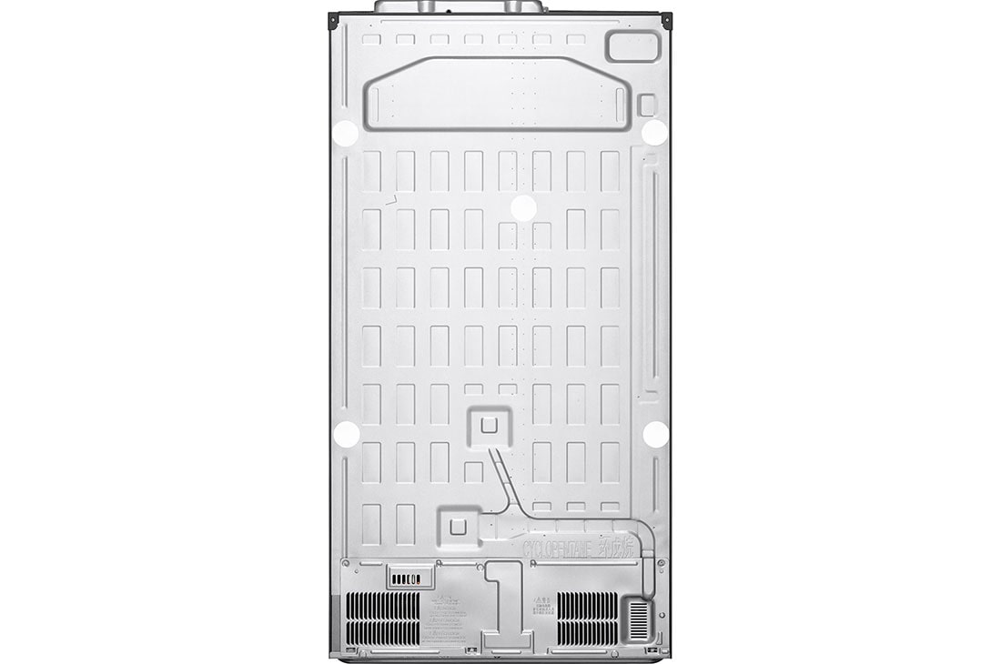 LG Ψυγείο Ντουλάπα Κάθετης Διάταξης (SxS) Total No Frost με Instaview™ 179 x 91,3 cm , Back view, GSVV80PYLL, thumbnail 15