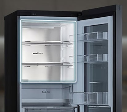 Περιοχή Fresh Converter μέσα στο ψυγείο.