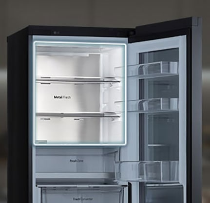 Περιοχή Fresh Converter μέσα στο ψυγείο.