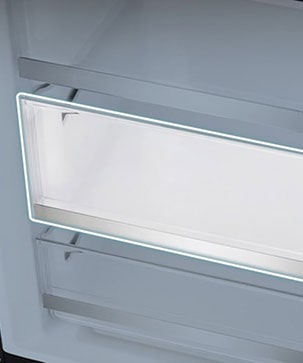 Περιοχή Big Freezing Zone μέσα στο ψυγείο.