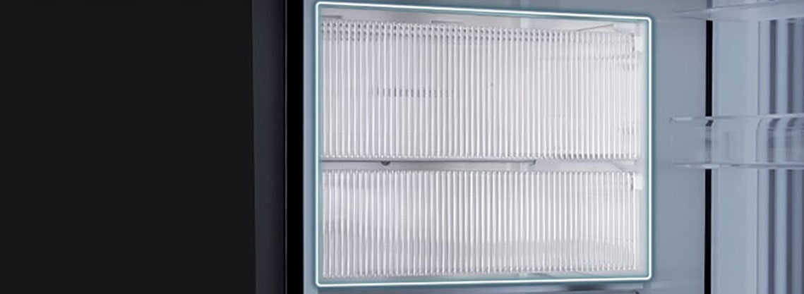 Περιοχή Food Cover μέσα στο ψυγείο.