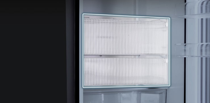 Περιοχή Food Cover μέσα στο ψυγείο.