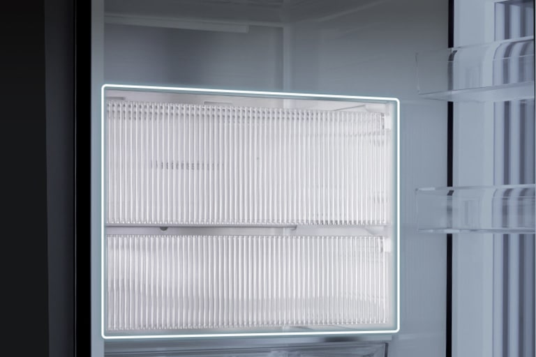 Περιοχή Food Cover μέσα στο ψυγείο.