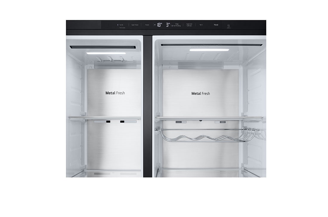 LG Ψυγείο Ντουλάπα Κάθετης Διάταξης (SxS)  Total No Frost  179 x 92,5 cm , όψη βρύσης, GSLE91EVAC, thumbnail 7