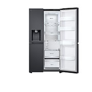 LG Ψυγείο Ντουλάπα Κάθετης Διάταξης (SxS)  Total No Frost  179 x 92,5 cm , Μπροστινή ανοικτή όψη, GSLE91EVAC, thumbnail 11