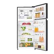 LG Ψυγείο Δίπορτο Total No Frost 180 x 78 cm, Door Open view with Food, GTB744BMBED, thumbnail 2