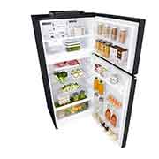 LG Ψυγείο Δίπορτο Total No Frost 180 x 78 cm, Door open view with Food, GTB744BMBED, thumbnail 9
