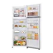 LG Ψυγείο Δίπορτο Total No Frost 185  x 70 cm, μπροστινή ανοικτή όψη με τρόφιμα αποθηκευμένα, GTBV44SWBKD, thumbnail 2