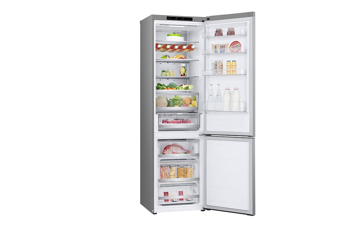 LG Ψυγειοκαταψύκτης  Total No Frost με 203 x 59,5 cm  , Left view with food, GBV5240DPY, thumbnail 6