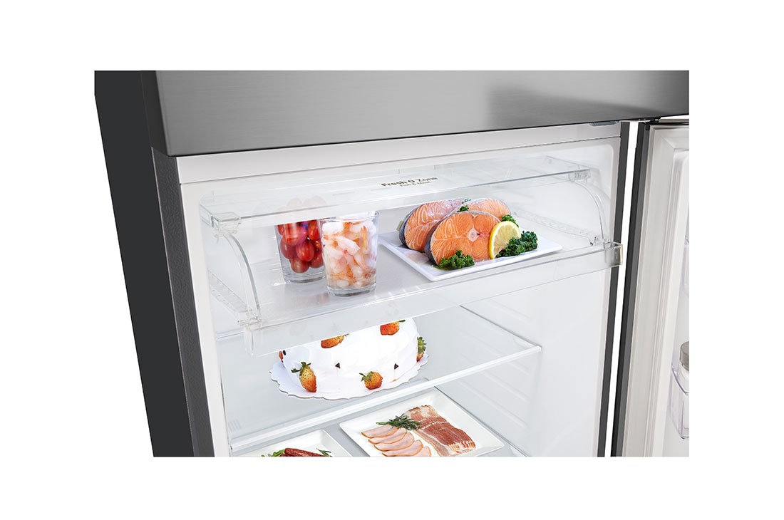 LG Ψυγείο Δίπορτο Total No Frost 185  x 70 cm, κάτω μέρος ψυγείου ανοικτό, GTBV44PYFKD, thumbnail 10