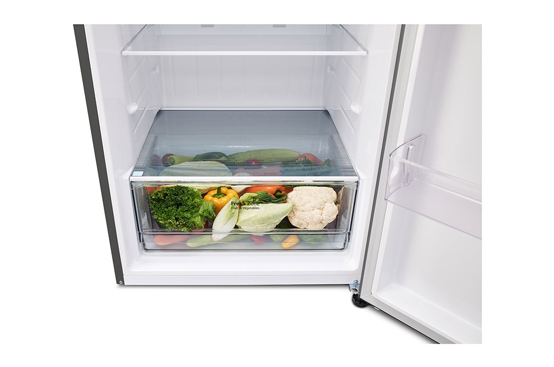 LG Ψυγείο Δίπορτο Total No Frost 185  x 70 cm, κάτω μέρος ψυγείου ανοικτό, GTBV44PYFKD, thumbnail 11