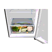 LG Ψυγείο Δίπορτο Total No Frost 185  x 70 cm, κάτω μέρος ψυγείου ανοικτό, GTBV44PYFKD, thumbnail 11