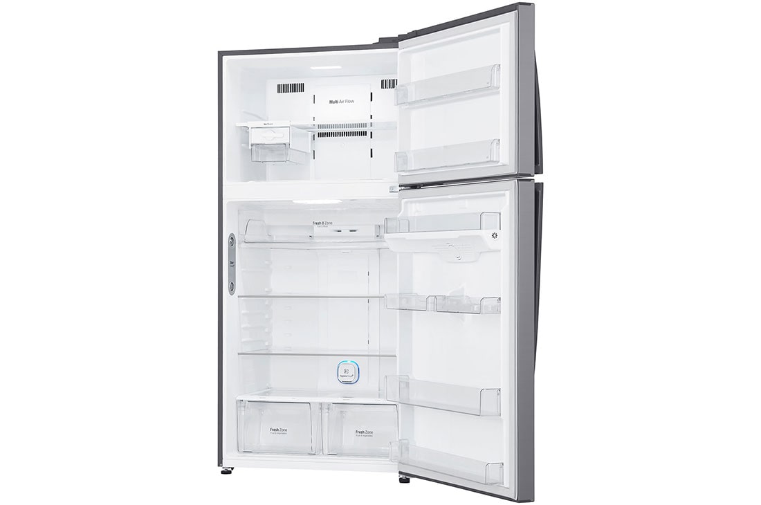 LG Ψυγείο Δίπορτο Total No Frost 184 x 86 cm , Door open without food, GTB916PZHED, thumbnail 3
