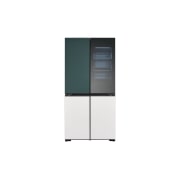 LG Ψυγείο Ντουλάπα Οριζόντιας Διάταξης (Multi Door) MoodUP™ Total No Frost με Instaview™ 186 x 91,4 cm, front view  , GMV960NNME, thumbnail 1
