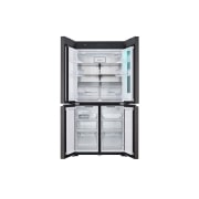 LG Ψυγείο Ντουλάπα Οριζόντιας Διάταξης (Multi Door) MoodUP™ Total No Frost με Instaview™ 186 x 91,4 cm, front open without food, GMV960NNME, thumbnail 4