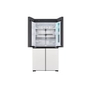 LG Ψυγείο Ντουλάπα Οριζόντιας Διάταξης (Multi Door) MoodUP™ Total No Frost με Instaview™ 186 x 91,4 cm, half door open without food , GMV960NNME, thumbnail 9