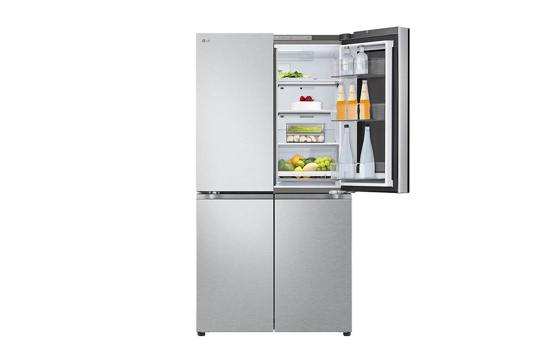 LG Ψυγείο Ντουλάπα Κάθετης Διάταξής ( Multi Door ) Total No Frost με Instaview™ 179 x 91,3 cm, FrontTopOpen3_Food, GMV960MBDE, thumbnail 16