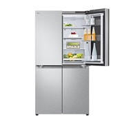 LG Ψυγείο Ντουλάπα Κάθετης Διάταξής ( Multi Door ) Total No Frost με Instaview™ 179 x 91,3 cm, FrontTopOpen3_Food, GMV960MBDE, thumbnail 16