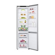 LG Ψυγειοκαταψύκτης Total No Frost  203 x 59,5 cm  , Front all door open with food view, GBV22L0EPY, thumbnail 2