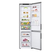 LG Ψυγειοκαταψύκτης Total No Frost  203 x 59,5 cm , Front all door open with food view, GBV22NCBPY, thumbnail 2