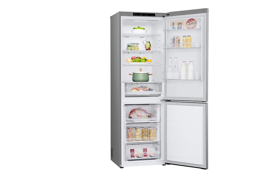 LG Ψυγειοκαταψύκτης Total No Frost  186 x 59,5 cm  , LeftSideOpen with Food, GBV21L0EPY, thumbnail 11