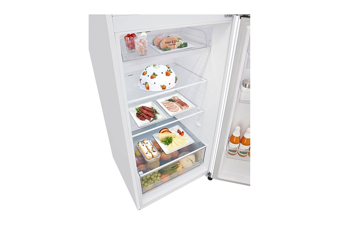 LG Ψυγείο Δίπορτο Total No Frost 184.5 x 70 cm, κάτω μέρος ψυγείου ανοικτό, GTBV44SWFKD, thumbnail 11