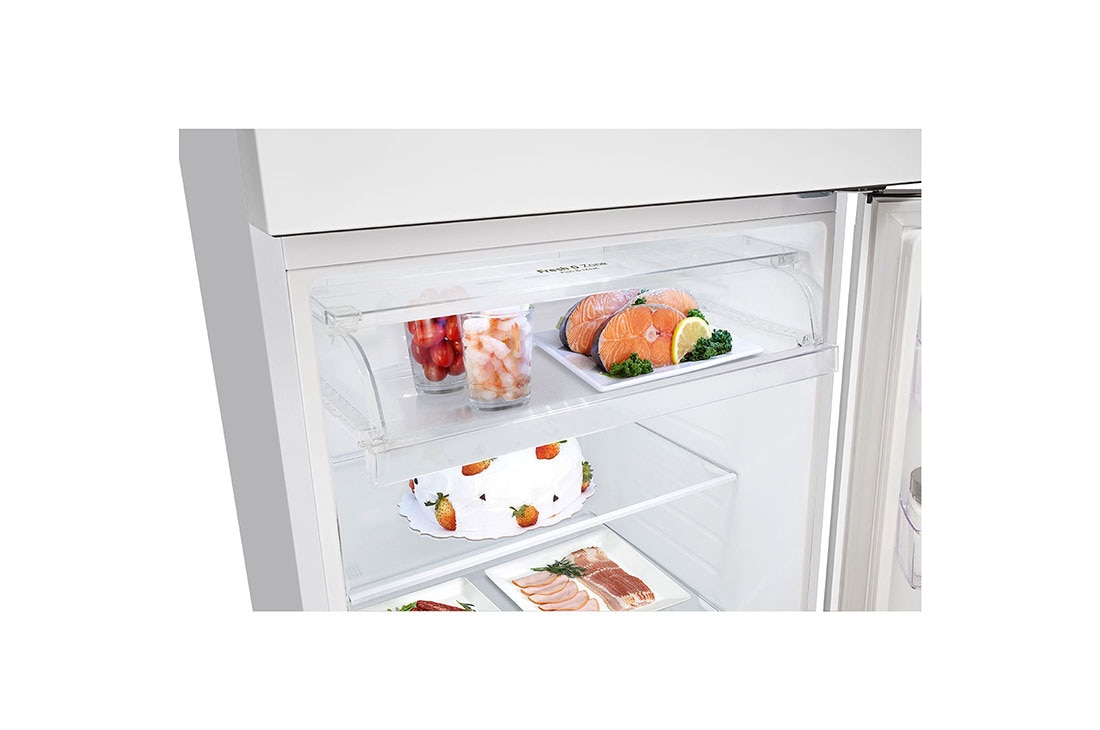 LG Ψυγείο Δίπορτο Total No Frost 184.5 x 70 cm, Όψη λεπτομέρειας καταψύκτη, GTBV44SWFKD, thumbnail 7