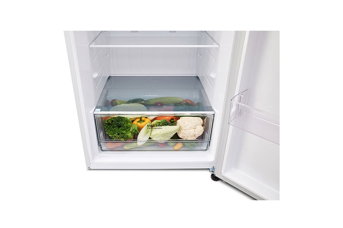 LG Ψυγείο Δίπορτο Total No Frost 184.5 x 70 cm, κάτω μέρος ψυγείου ανοικτό, GTBV44SWFKD, thumbnail 8