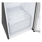 LG Ψυγείο Δίπορτο Total No Frost 168 x 55,5 cm, μπροστινή ανοικτή όψη με τρόφιμα αποθηκευμένα, GTBV20PYZJD, thumbnail 2