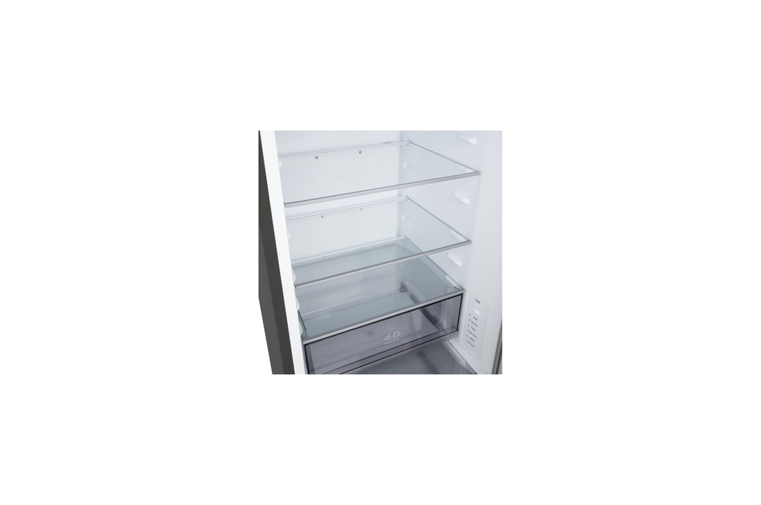 LG Ψυγειοκαταψύκτης Total No Frost 203 x 59,7 cm, LG ψυγειοκαταψύκτης όψη από μπροστά που δείχνει τον αεραγωγό DoorCooling+™, GBBSJ20DEP, thumbnail 8