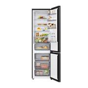 LG Ψυγειοκαταψύκτης Total No Frost 203 x 59,7 cm, LG ψυγειοκαταψύκτης από πάνω με το ματ μαύρο ψυγείο στα αριστερά και τον τοίχο με ντουλάπια στα δεξιά, GBBSJ20EEP, thumbnail 3
