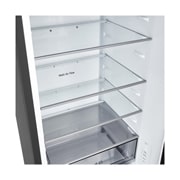 LG Ψυγειοκαταψύκτης Total No Frost 203 x 59,7 cm, LG ψυγειοκαταψύκτης όψη από μπροστά που δείχνει τον αεραγωγό DoorCooling+™, GBBSJ20EEP, thumbnail 8