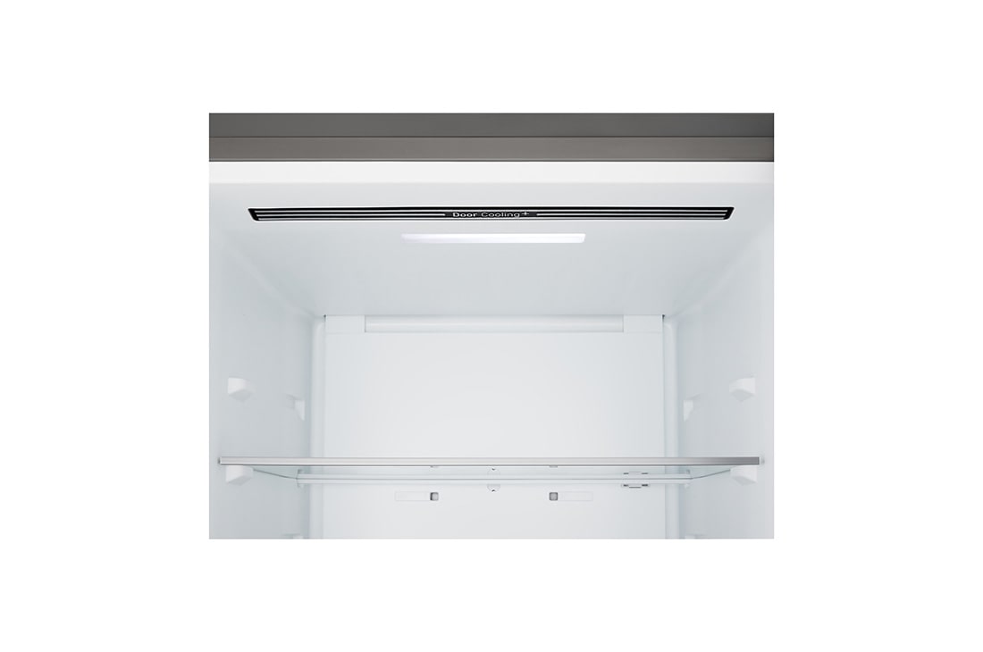LG Ψυγειοκαταψύκτης Total No Frost 186 x 59,7 cm, LG ψυγειοκαταψύκτης όψη από μπροστά που δείχνει τον αεραγωγό DoorCooling+™, GBBSJ10EPY, thumbnail 8